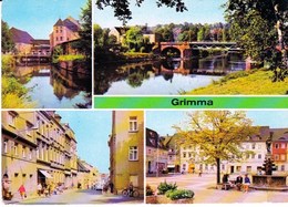 Allemagne Grimma Multi Vues An Der Mulde Muldenbrücke Albert Kuntz Strasse Markt  BE - Grimma