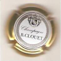 CAPSULE DE MUSELET CHAMPAGNE B. CLOUET Noir Sur Blanc Contour Or - Sermiers