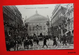 75 -  PARIS -  Les Souverains D'Italie à Paris (1903) : L' Opéra - Empfänge
