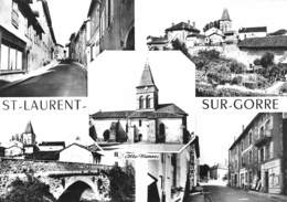 PIE.T.19-9234 : SAINT-LAURENT-SUR-GORRE. VUES MULTIPLES. - Saint Laurent Sur Gorre