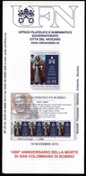 Vatican 2015 / 1400th Ann Of The Death Of Saint Colombanus Of Bobbio / Prospectus, Leaflet - Covers & Documents