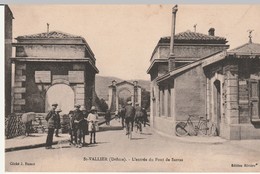 St Vallier (drome) L'entrée Du Pont De Sarras - Autres Communes