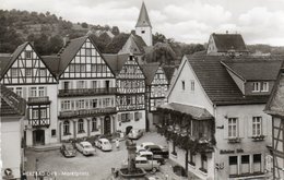 HERZBAD ORB-MARKTPLATZ- VIAGGIATA 1953  -REAL PHOTO - Bad Orb