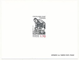 France - N°2467 - Thiers - La Coutellerie - épreuve De Luxe / Deluxe Proof - Prove Di Lusso