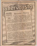 10 REVUES "LA FERVOJISTO" BULLETIN ESPERANTO ASSOCIATION FRANCAISE CHEMINOTS - N° 119,172, 173,176, 181, 183 à 185, 193 - Magazines