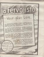 10 REVUES "LA FERVOJISTO" BULLETIN ESPERANTO ASSOS. FRANCAISE CHEMINOTS - N° 196,197,201,2,205,6,210,1,220 + N° HEROLDO - Magazines