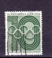 1956,  Deutsche Bundespost, "Olympisches Jahr 1956", Gebraucht - Sommer 1956: Melbourne