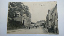 Carte Postale ( X3 ) Ancienne Les Aix D Augillon , Route De Bourges , La Mairie - Les Aix-d'Angillon