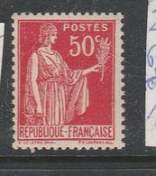 FRANCE N° 283 50C ROUGE TYPE PAIX  FAUX DE BARCELONE NEUF AVEC CHARNIERE LEGERE - Unused Stamps