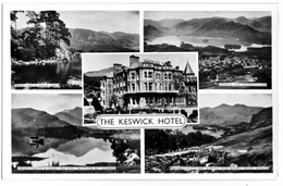 Keswick Hotel, Lake District Multiview. Real Photo. Unposted - Sheffield