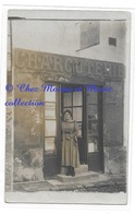 CHARCUTERIE MODERNE ANDRE DAUDE CHARCUTIER - CARTE PHOTO PROBABLEMENT AIGUES VIVES GARD - Negozi