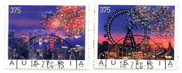 AUSTRIA 2006 Fireworks Singles Ex Block, Used.  Michel 2609-10 - Oblitérés