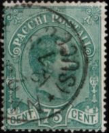 Italy, 1884 75 C Parcel Stamp Cancelled - Colis-postaux