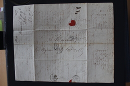 France Lettre Guerre De Crimée / Crimean War. Kamiesh Pyreus INdus To Marseille  Cachet MER NOIRE Nov 1855 Wax Sealed - Army Postmarks (before 1900)