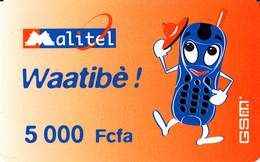 Prépayée Mali Waatibè Malitel 2004 - 5000 FCFA - Malí