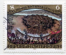 AUSTRIA 1983 Siege Of Vienna Single Ex Block, Used.  Michel 1750 - Usados