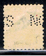 US 1709 // YVERT 200A  (PERFORÉ:PERFIN:NCS) // 1916-19 - Perfin