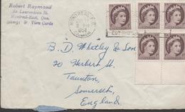 3426  Carta  Montreal 1954, Canada. - Briefe U. Dokumente