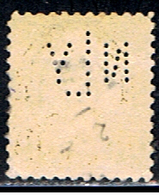 US 1721 // YVERT 235B  (PERFORÉ / PERFIN NLY) // 1922-25 - Zähnungen (Perfins)