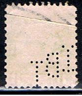 US 1722 // YVERT 235B  (PERFORÉ / PERFIN ITB) // 1922-25 - Perforés