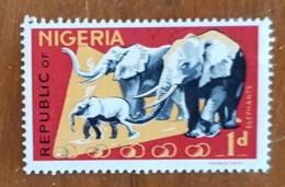 NIGERIA, Elephants, Elephant. Yvert N° 168 Sans Charniere. MNH. - Elefanti