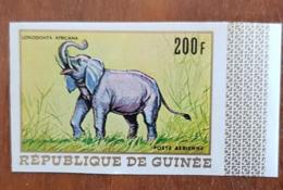 GUINEE FRANCAISE, Elephants, Elephant. Yvert N° PA 87 NON DENTELE. Neuf Sans Charniere. MNH - Elephants