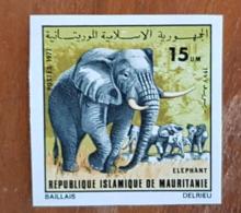 MAURITANIE, Elephants, Elephant. Yvert N°362 NON DENTELE. Neuf Sans Charniere. MNH - Elephants