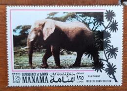 MANAMA, Elephants, Elephant. 1 Valeur Neuf Sans Charniere. MNH - Elephants