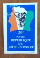 COTE D'IVOIRE, Elephants, Elephant. Yvert N°666 NON DENTELE. Neuf Sans Charniere. MNH - Elephants