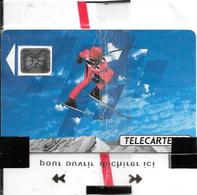 CARTE-PUBLIC-F132B.540-50U-SC5 An-Trou 6-12/90-SKIEUR 1-5 Impacts-22369-NSB- TBE - 1990