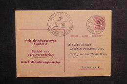 BELGIQUE - Entier Postal De Bruxelles En 1956, Oblitérations Plaisantes - L 38739 - Postkaarten [1951-..]