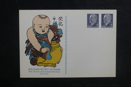 ALLEMAGNE - Entier Postal Non Circulé,illustrée En Faveur Du Viêt-Nam - L 38744 - Postkaarten - Ongebruikt