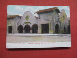 Southern Pacific & Salt Lake R.R. Depot San Bernardino  California    Ref 3543 - San Bernardino