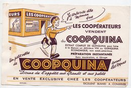 Buvard  COOPQUINA Un Petit Verre De Vin + Coopquina Pour Les Petits Et Les Grands (PPP11295) - Liqueur & Bière