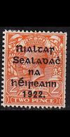 IRLAND IRELAND [1922] MiNr 0014 II ( */mh ) - Usati