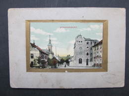 AK SCHWANDORF Herlichen Gruss A. Karton Z. Aufklappen Hotel Ca.1910 // D*39636 - Schwandorf