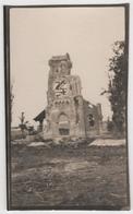 ABAA Photo Originale Militaria WWI Albert Bertrand Artillerie Eglise à Localiser Région Grand Est - Guerre, Militaire