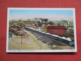 Train Load Of Copper Ore  Butte  - Montana   Ref 3545 - Butte