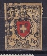 SUISSE - 2 1/2 R. POSTE LOCALE Oblitéré FAUX - 1843-1852 Federal & Cantonal Stamps