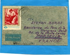 ROUMANIE-LETTRE>Françe Cad 1968 Affra Recto Versotableau+coquillage Et Oieau - Poststempel (Marcophilie)