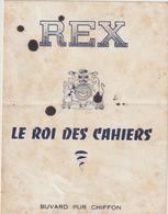 Buvard Pur Chiffon  REX  -Le Roi Des Cahiers - R