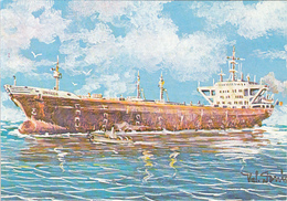 SHIPS, TANKERS, UNIREA TANKER - Pétroliers