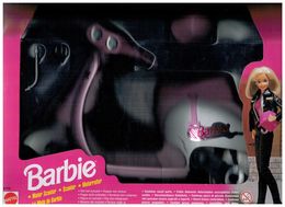 BARBIE MOTOR SCOOTER MOTORROLLER LA MOTE DE BARBIE MATTEL 1997 VESPA - Barbie