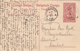 Congo Belge Entier Postal Illustré 1913 - Interi Postali