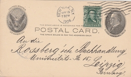 Etats Unis Entier Postal Pour L'Allemagne 1906 - 1901-20