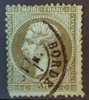 FRANCE - Canceled - YT 11, Mi 10 - 1c - 1862 Napoleon III