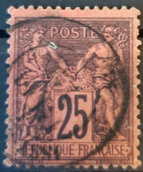 FRANCE - Canceled - YT 91 - 25c - Used Stamps