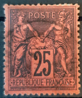 FRANCE - Canceled - YT 91 - 25c - Used Stamps