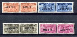 Z1551 TRIESTE AMG-FTT 1953 Trasporti In Concessione, MNH**, Serie Completa, Valutazione Sassone € 100, Ottime Condizioni - Postpaketen/concessie