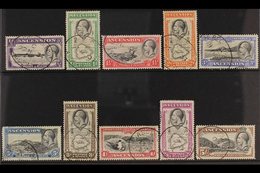 1934 KGV Pictorial Definitive Set, SG 21/30, Fine Cds Used (10 Stamps) For More Images, Please Visit Http://www.sandafay - Ascension